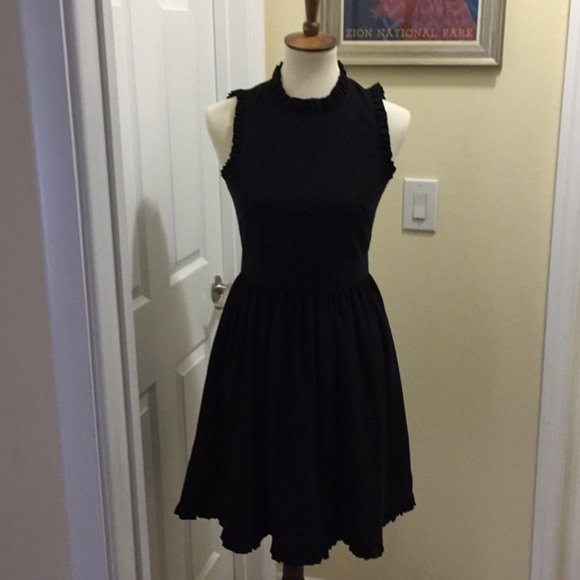 kate spade | Dresses | Kate Spade Black Fit And Flare Dress | Poshmark